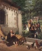 Eduard von Gebhardt Lazarus and the Rich Man oil painting